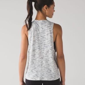 EUC Lululemon Cardio Squad Tank Tiger Space Dye size 4